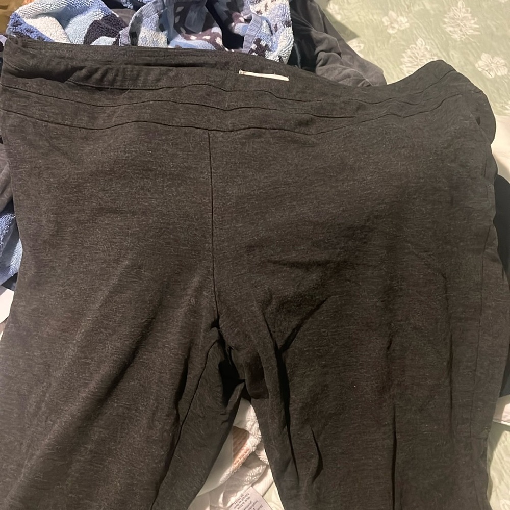 Dept 222 dark grey cotton pants. Excellent condition.